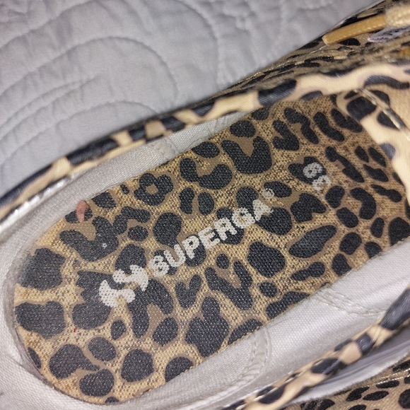 SUPERGA LEOPARD PLATFORM SNEAKERS - Picture 3 of 12